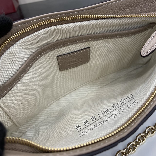 Gucci專櫃古馳最新款Emblem系列小號肩背包鏈條斜挎包 jh2469型號：815277